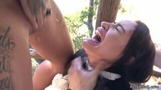 Hubby together with alt humungous tits wifey ties up and assfuck fucks neighbor