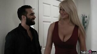 Female dom flick where blonde MILF takes manage over boy
